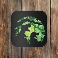 T-Rex Silhouette Coaster thumb 0