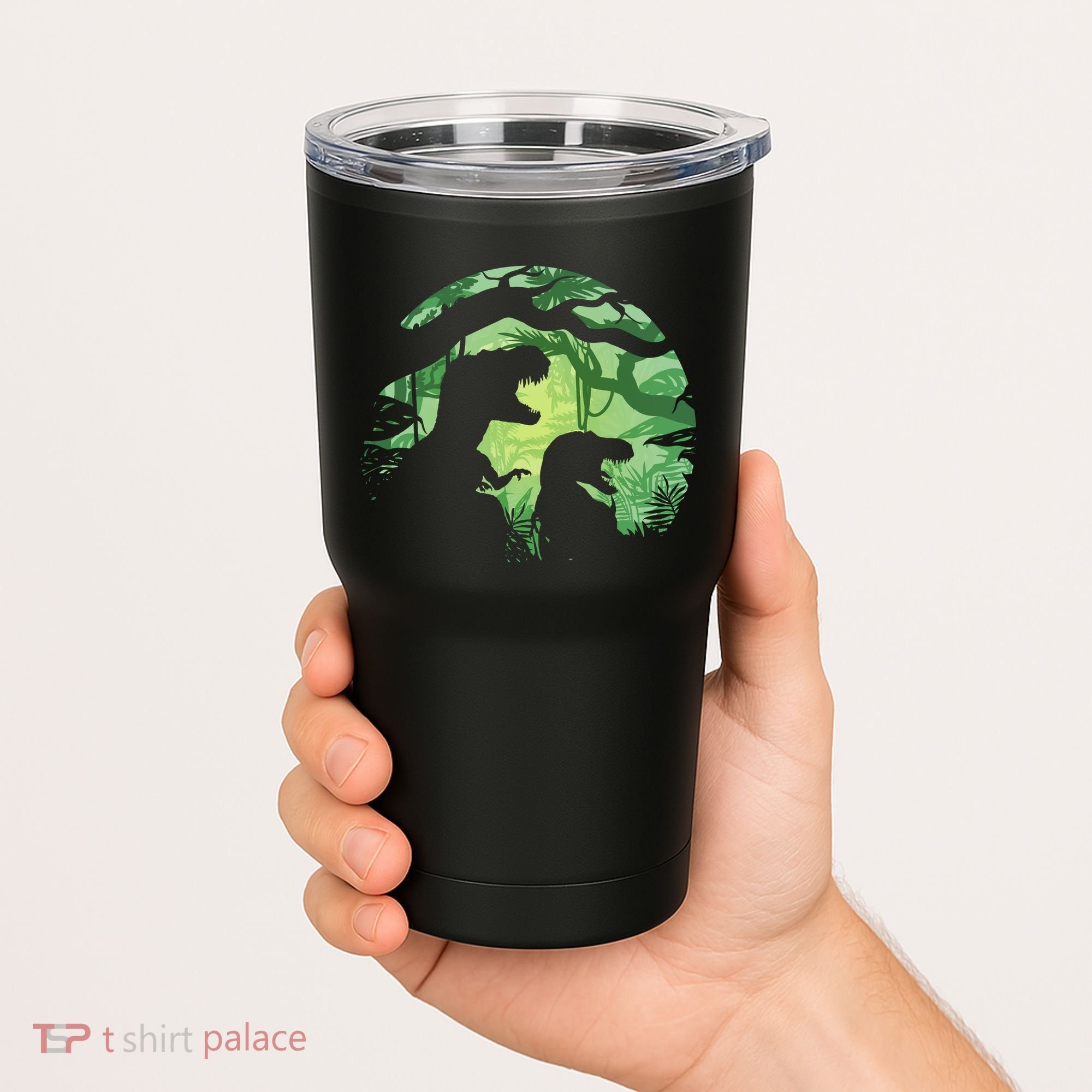 T-Rex Silhouette Tumbler