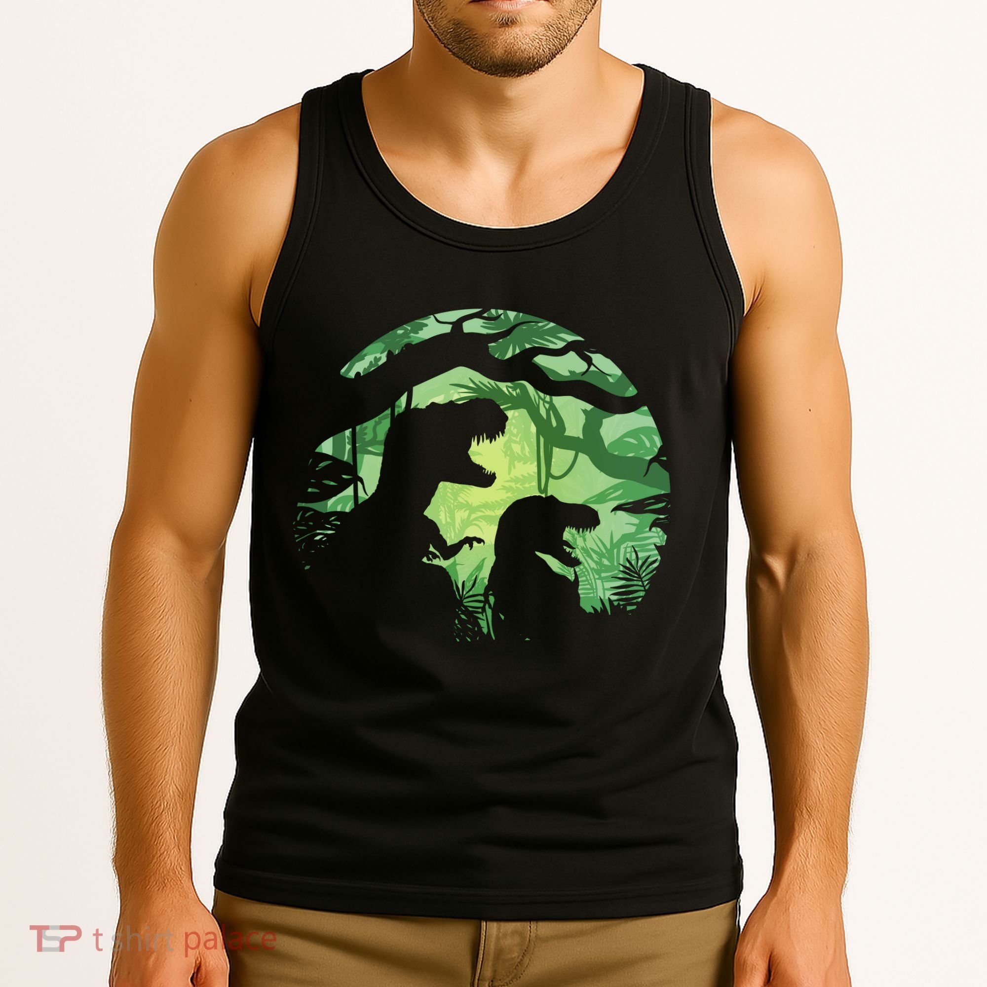 T-Rex Silhouette Tank Top