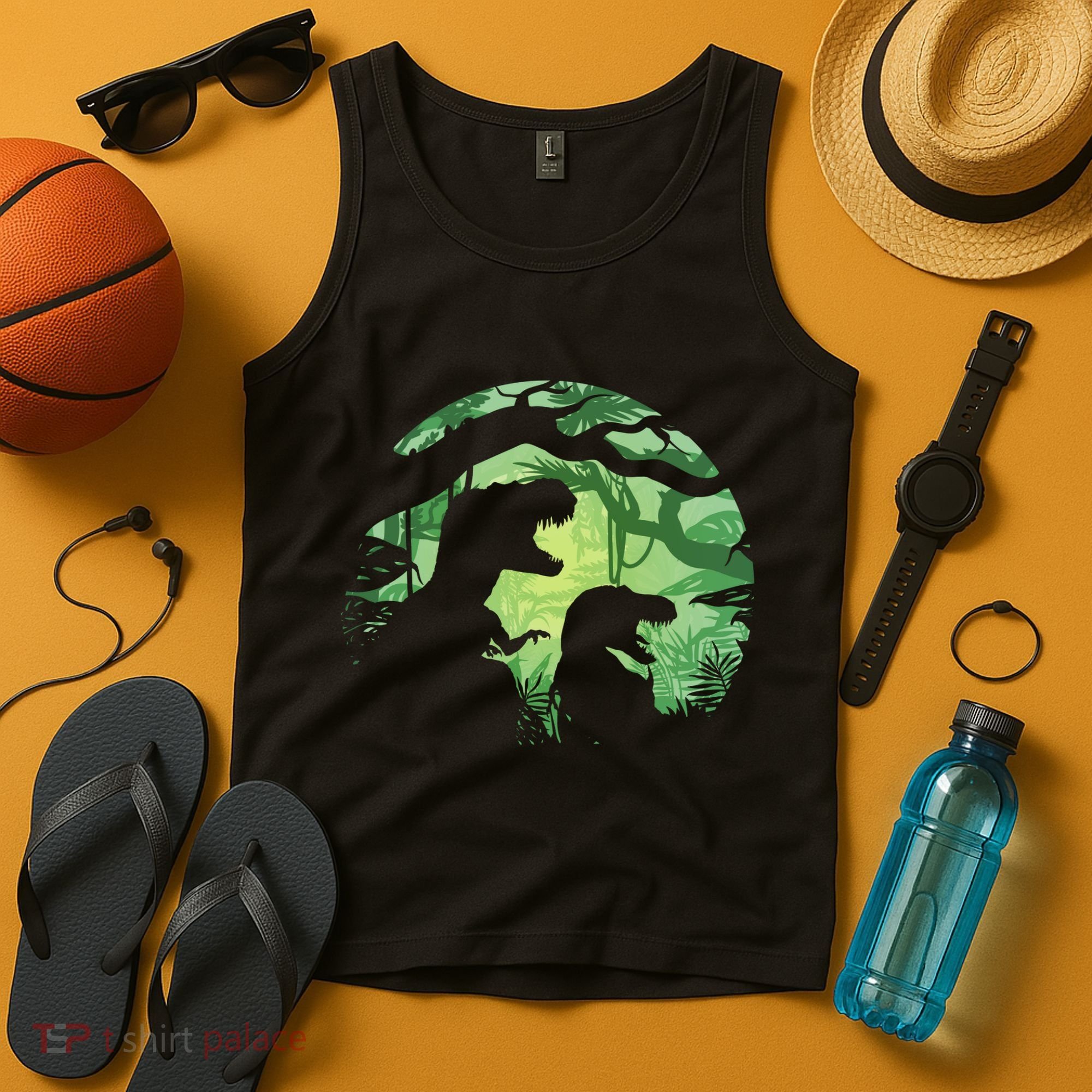 T-Rex Silhouette Tank Top
