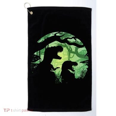 T-Rex Silhouette Golf Towel