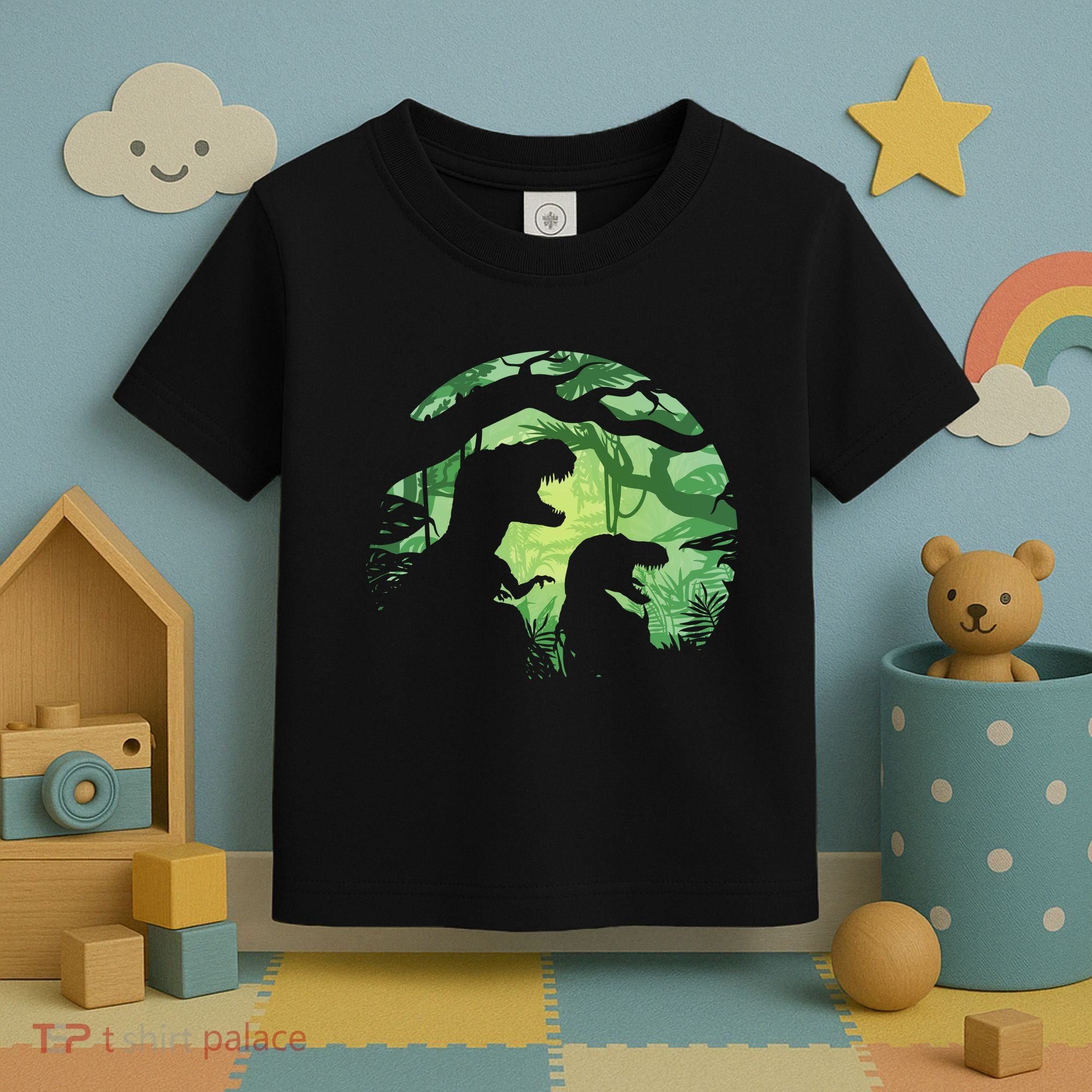 T-Rex Silhouette Toddler T-Shirt