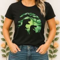 T-Rex Silhouette Women's T-Shirt thumb 2