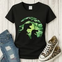 T-Rex Silhouette Women's T-Shirt thumb 3