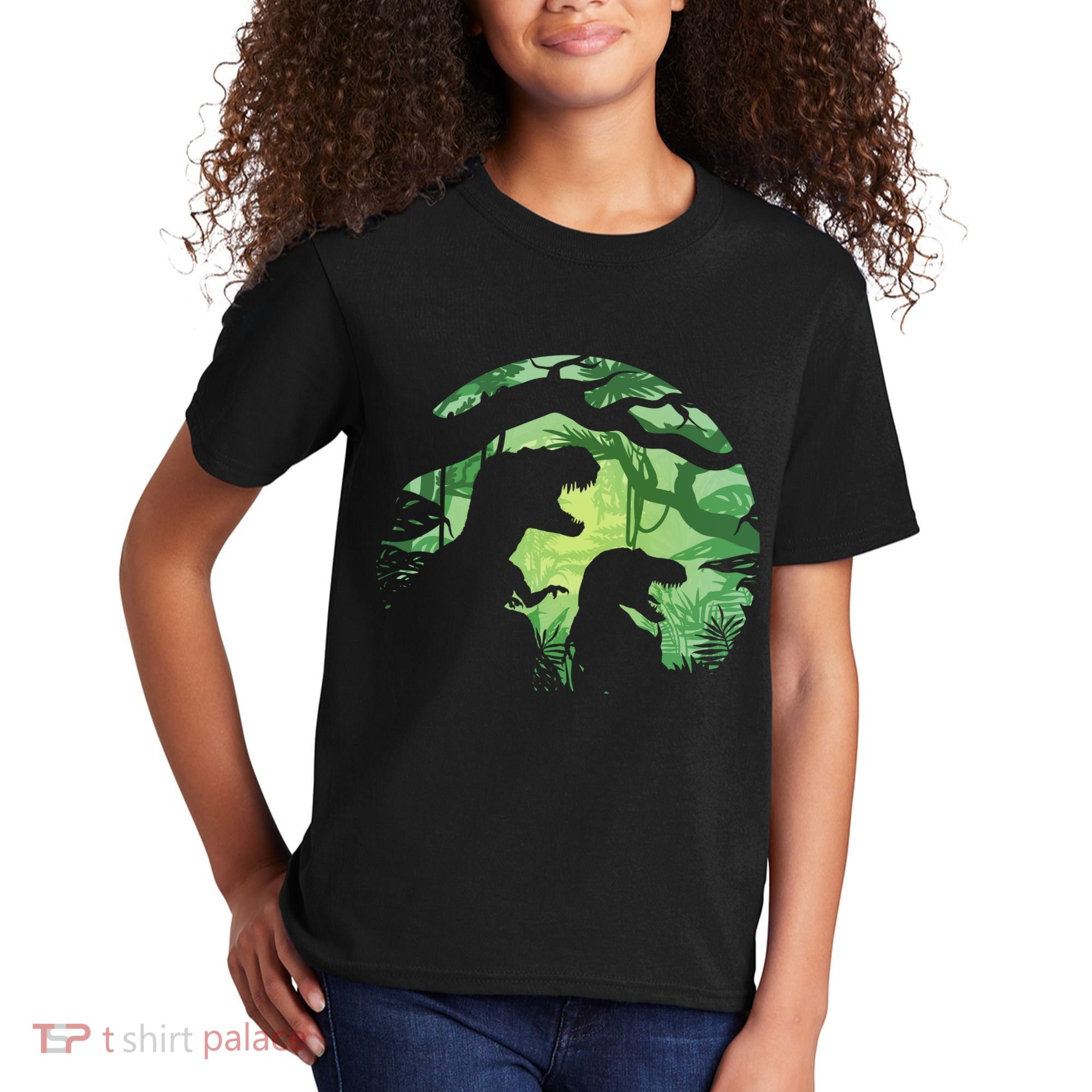 T-Rex Silhouette Kids T-Shirt