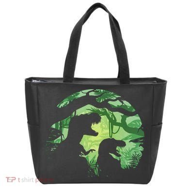 T-Rex Silhouette Tote Bag