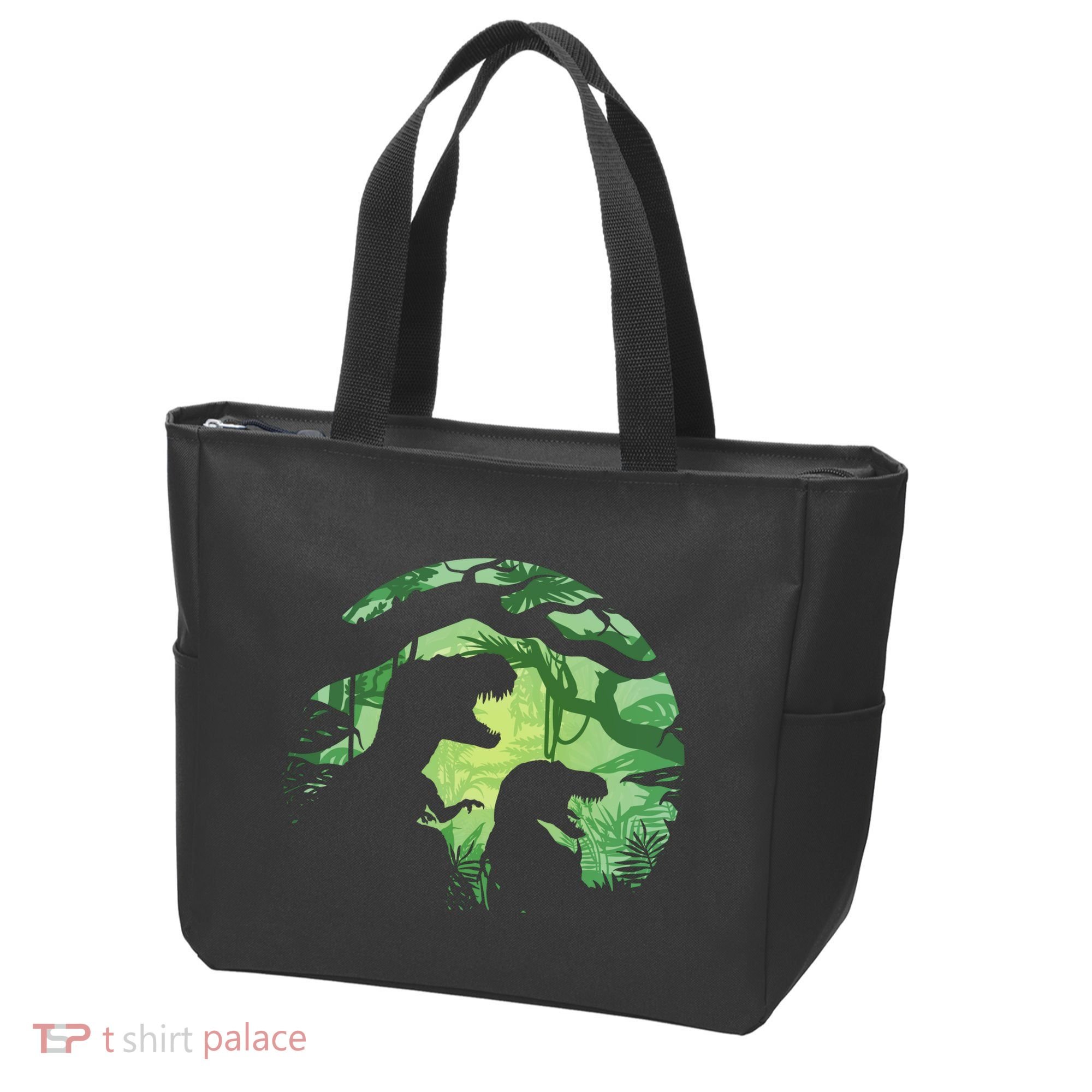 T-Rex Silhouette Tote Bag