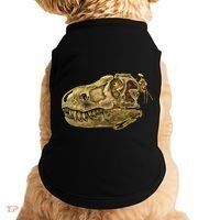 T-Rex Skull Skeleton Head Doggie Tank thumb 0