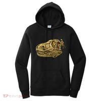 T-Rex Skull Skeleton Head Women's Hoodie thumb 0