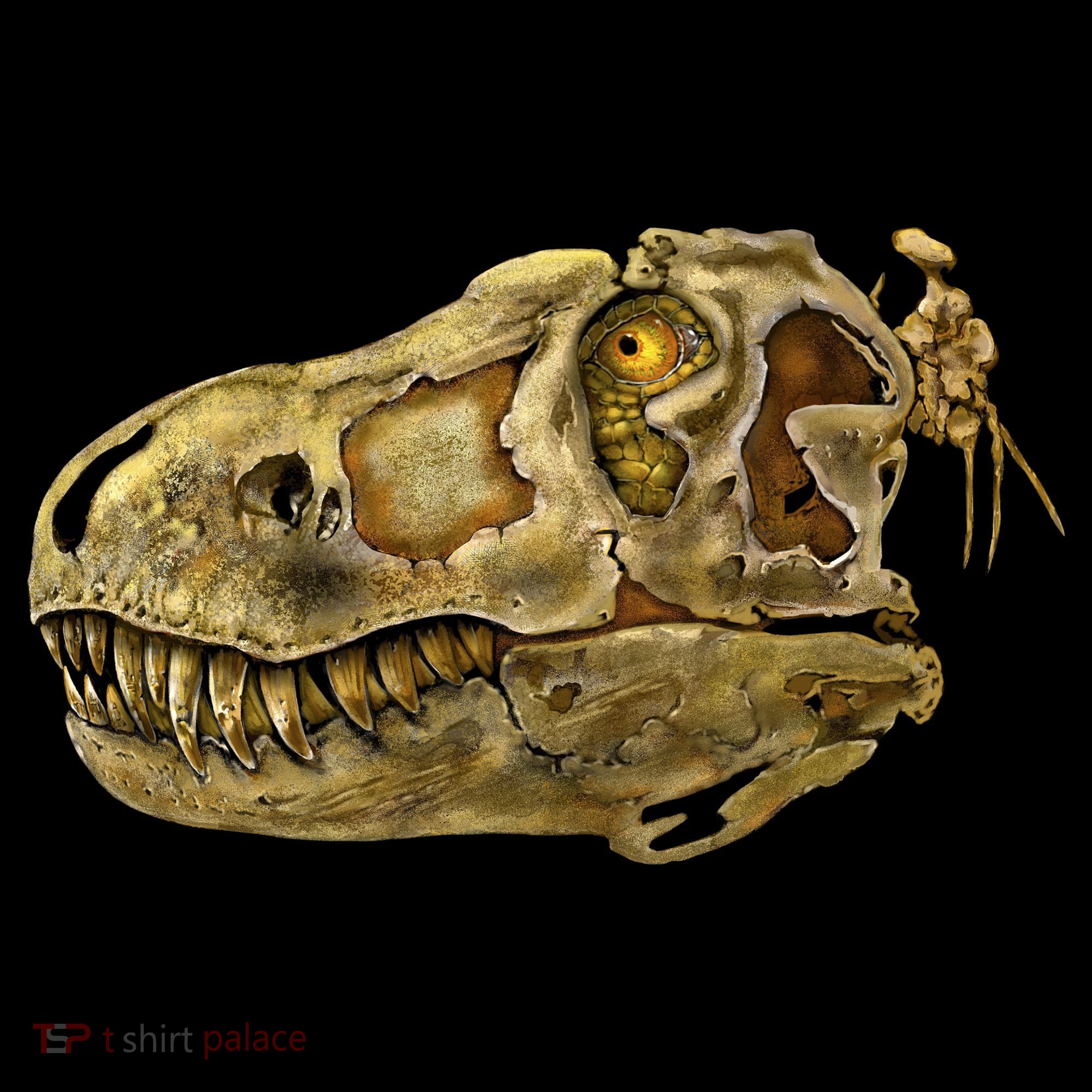 T-Rex Skull Skeleton Head Ornament
