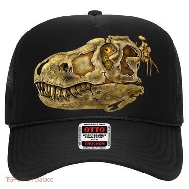T-Rex Skull Skeleton Head Hat