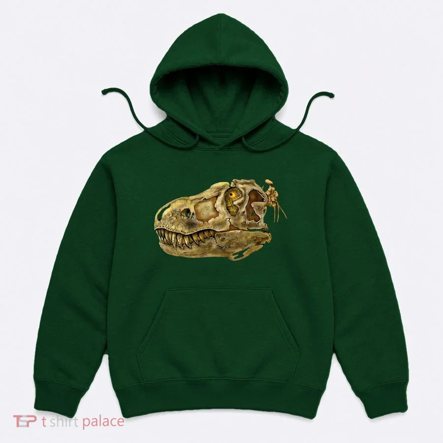 T-Rex Skull Skeleton Head Hoodie