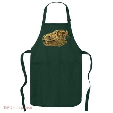 T-Rex Skull Skeleton Head Apron