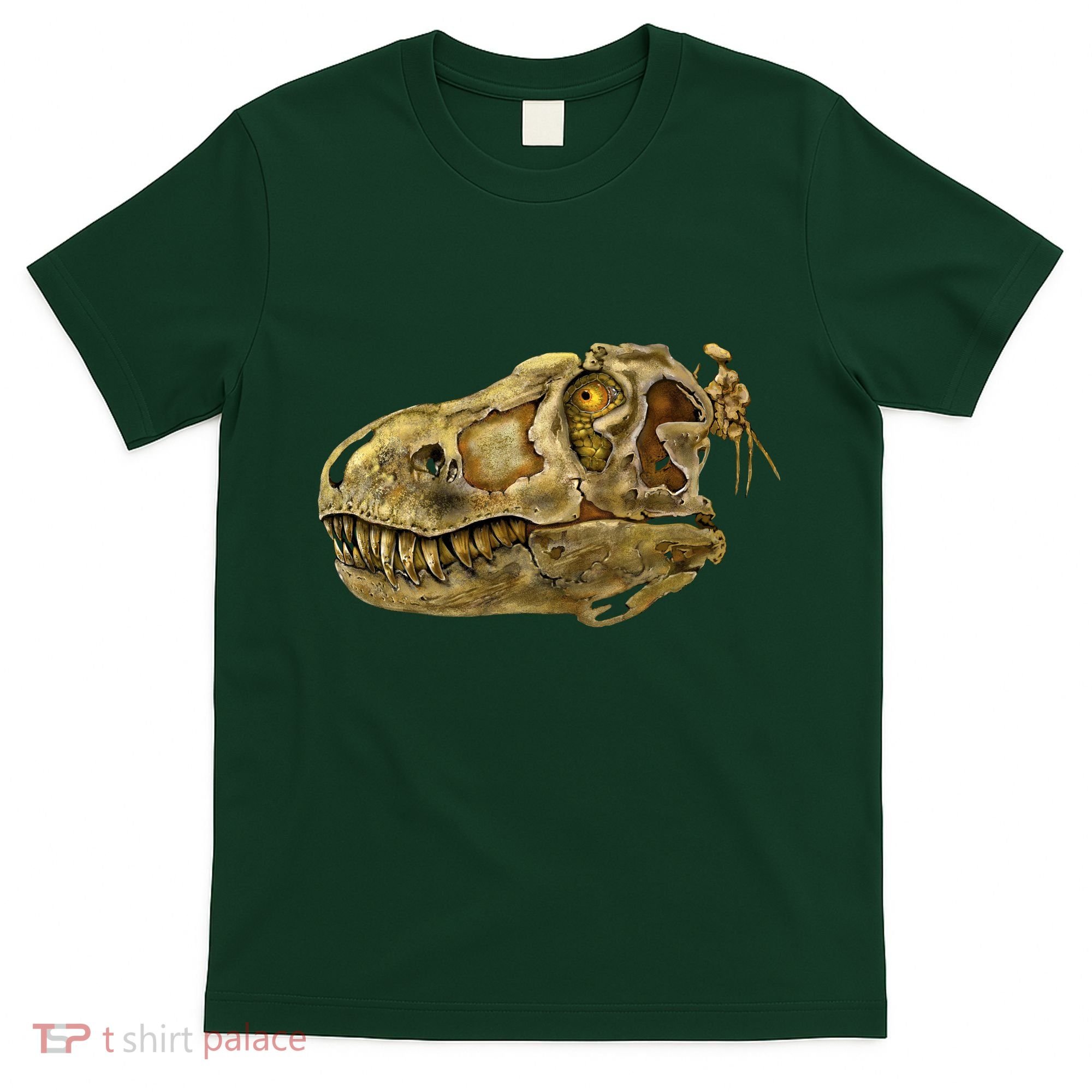 T-Rex Skull Skeleton Head T-Shirt