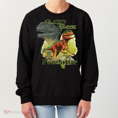 T-Rex The Predator 3D Puff Embossed Women's Sweatshirt