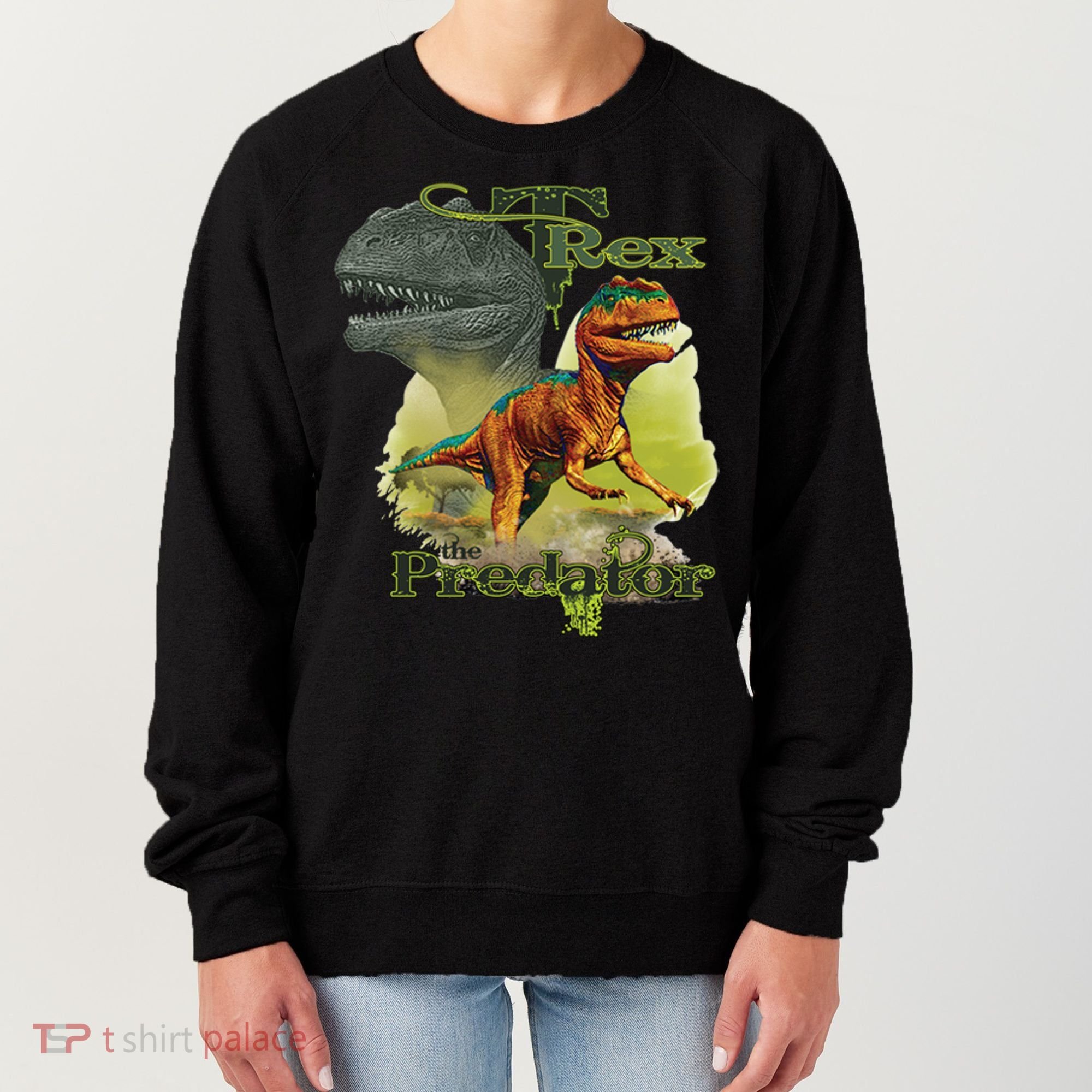 T-Rex The Predator 3D Puff Embossed Women's Sweatshirt