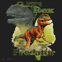T-Rex The Predator 3D Puff Embossed Women's Sweatshirt thumb 2