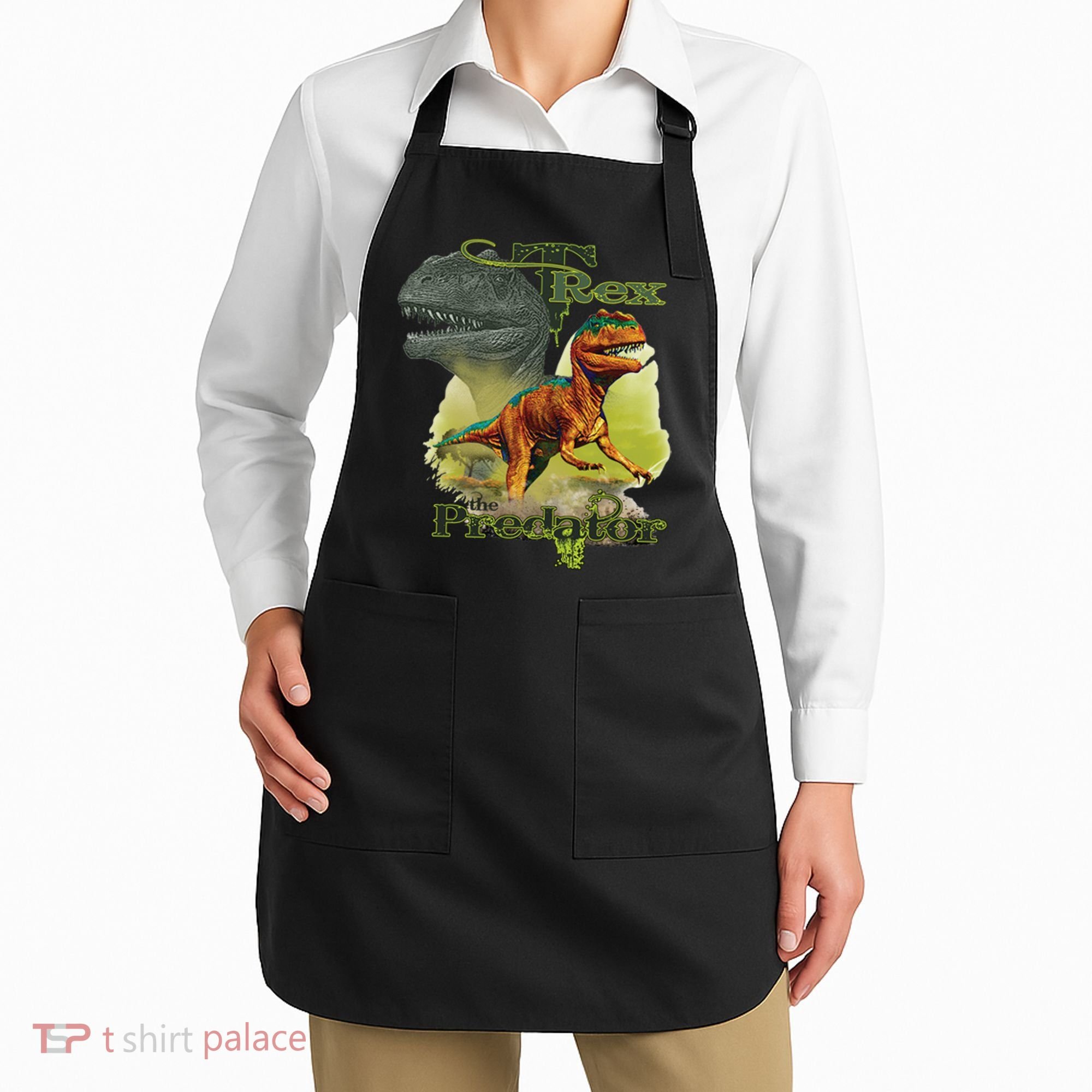 T-Rex The Predator 3D Puff Embossed Apron