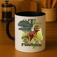 T-Rex The Predator 3D Puff Embossed Coffee Mug thumb 4