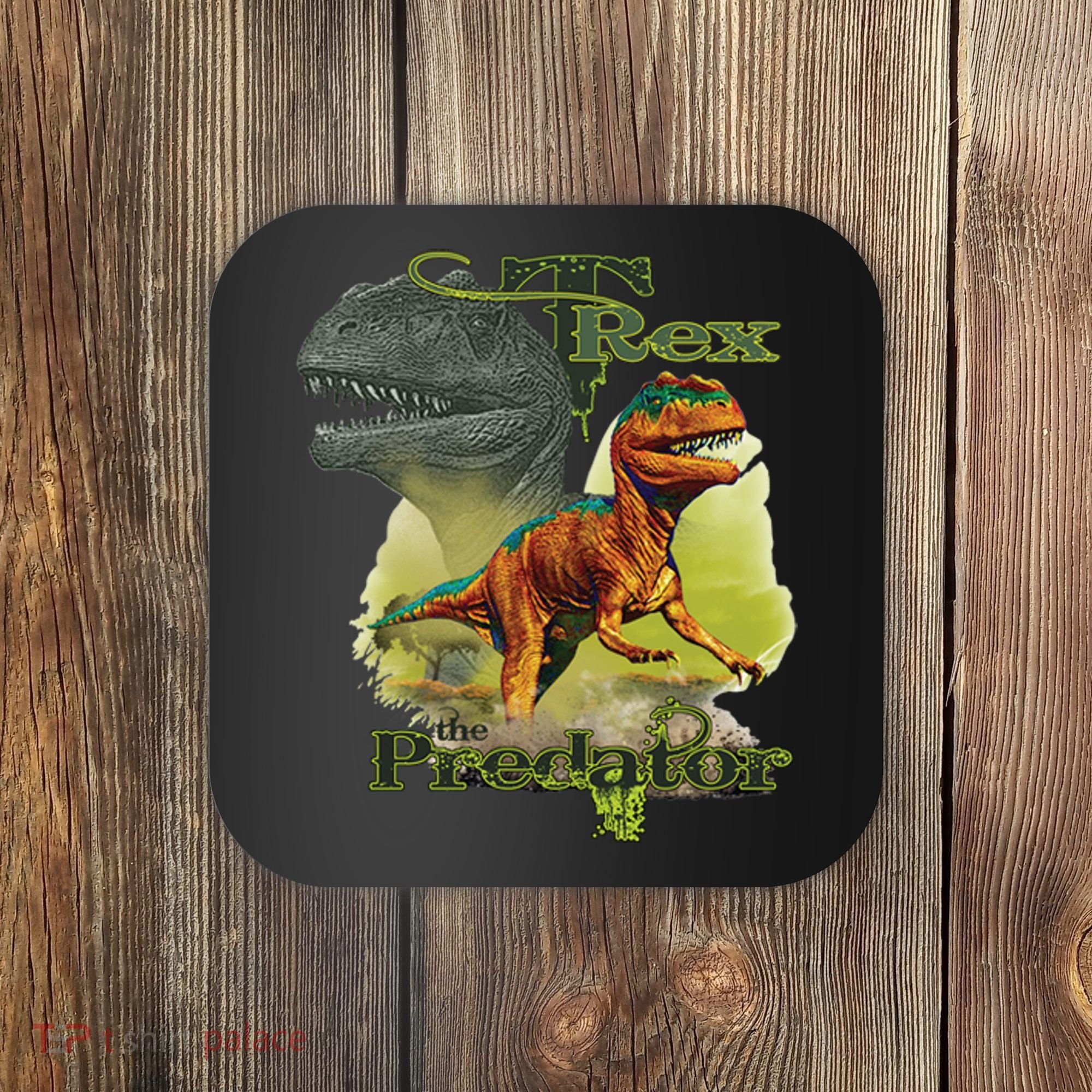 T-Rex The Predator 3D Puff Embossed Coaster