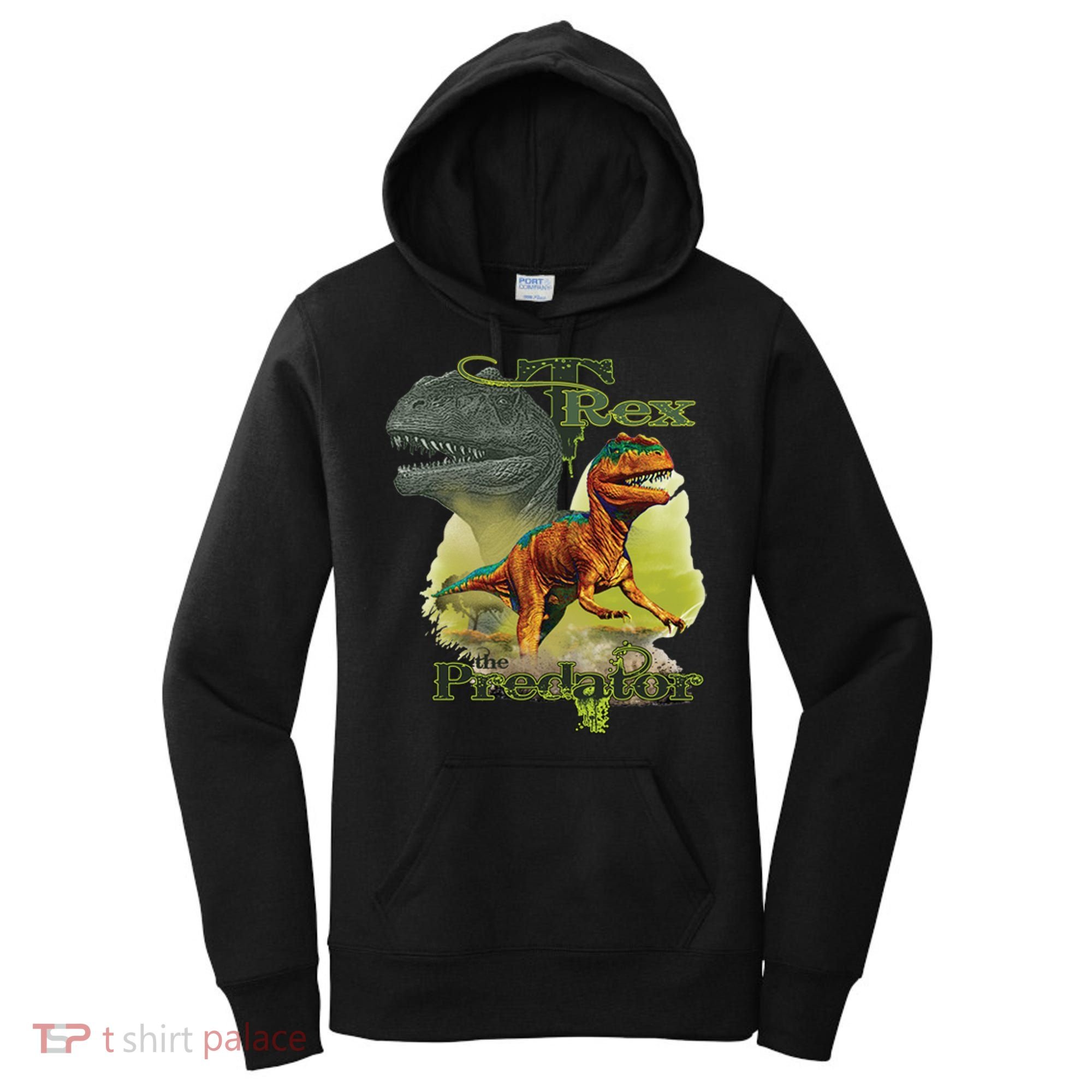 T-Rex The Predator 3D Puff Embossed Women's Hoodie