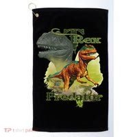 T-Rex The Predator 3D Puff Embossed Golf Towel thumb 0