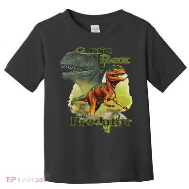 T-Rex The Predator 3D Puff Embossed Toddler T-Shirt