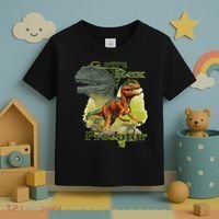T-Rex The Predator 3D Puff Embossed Toddler T-Shirt thumb 3
