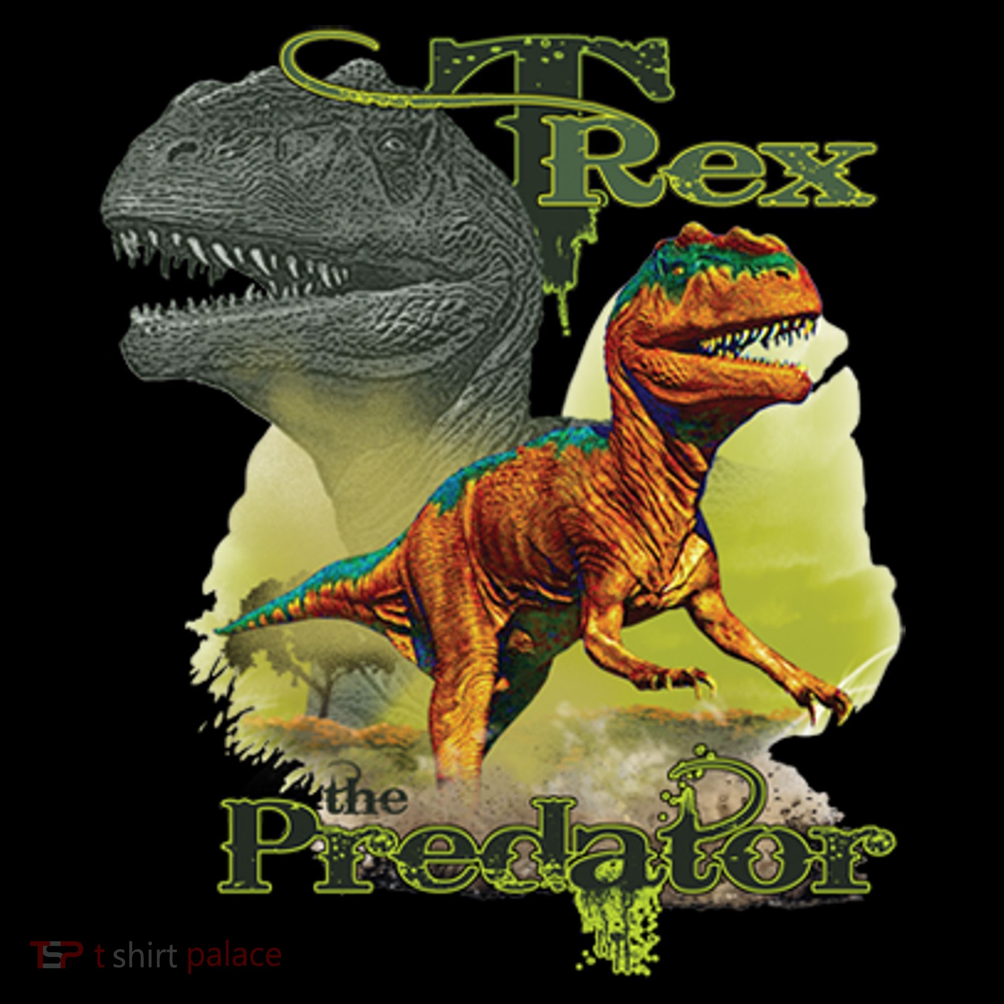 T-Rex The Predator 3D Puff Embossed Visor