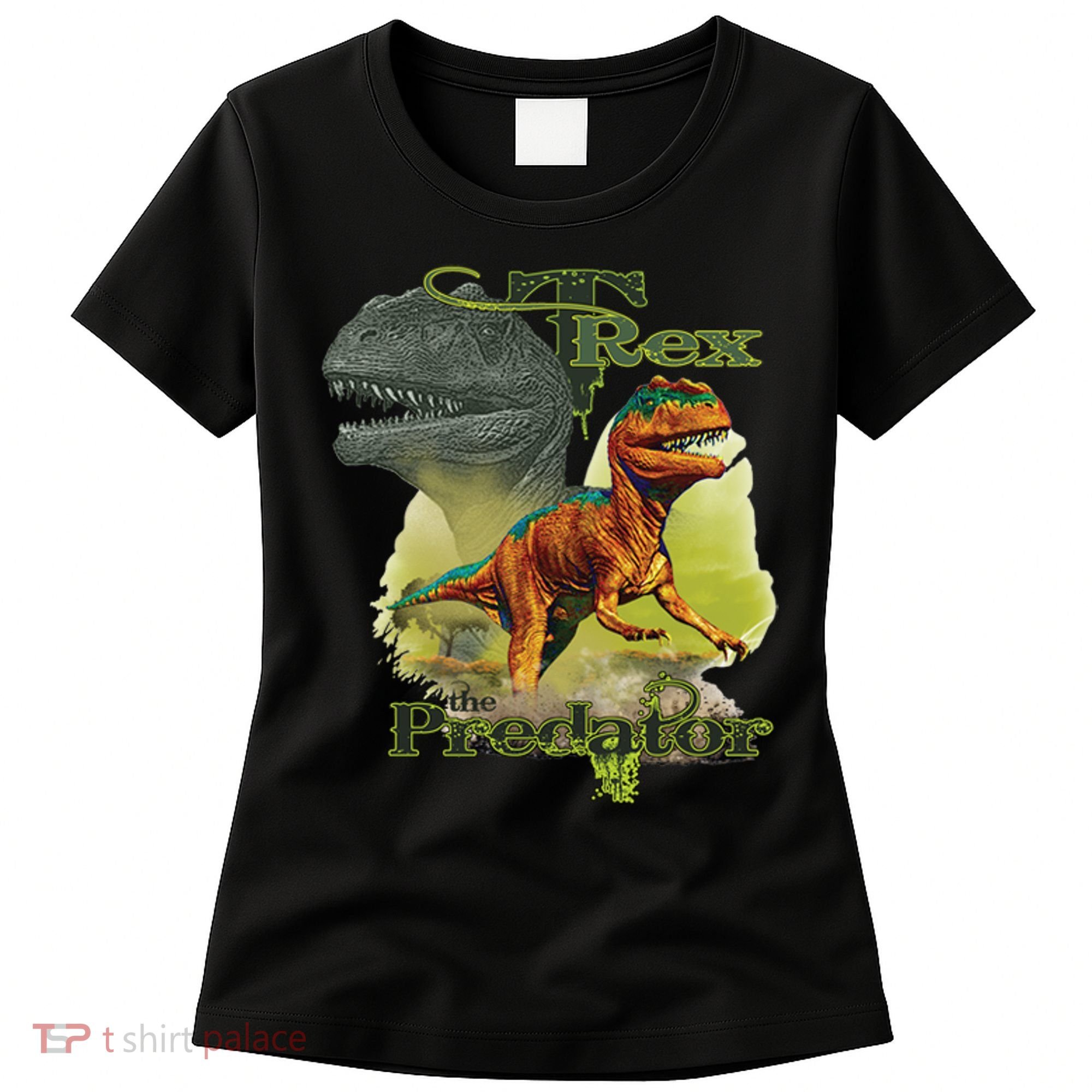 T-Rex The Predator 3D Puff Embossed Women's T-Shirt