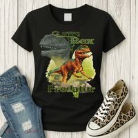T-Rex The Predator 3D Puff Embossed Women's T-Shirt thumb 3