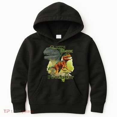 T-Rex The Predator 3D Puff Embossed Kids Hoodie