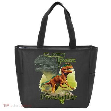 T-Rex The Predator 3D Puff Embossed Tote Bag