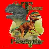 T-Rex The Predator 3D Puff Embossed Santa Hat thumb 1