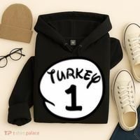 Turkey 1 2 3 Funny Thanksgiving Matching Hoodie thumb 4