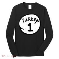 Turkey 1 2 3 Funny Thanksgiving Matching Long Sleeve Shirt thumb 0