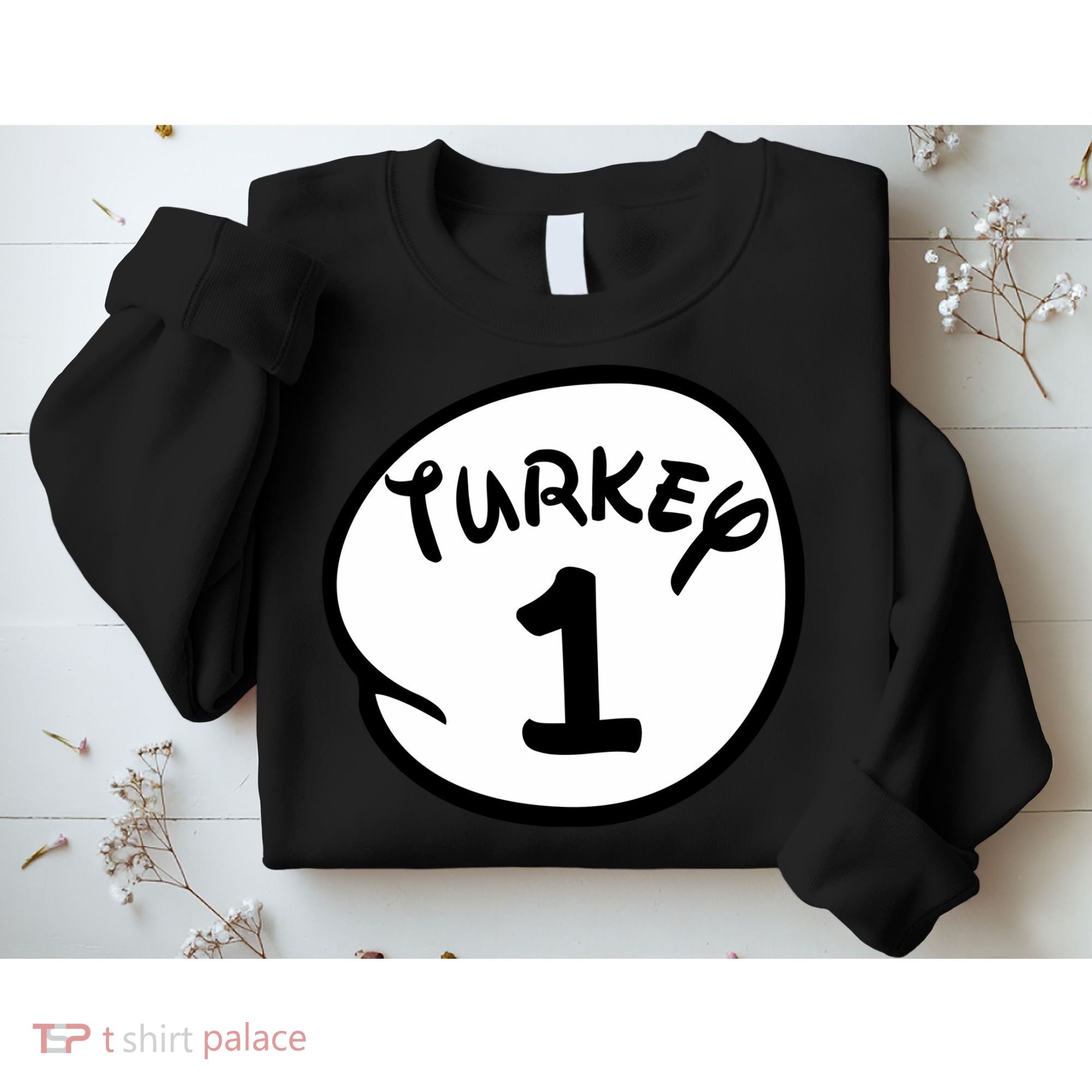 Turkey 1 2 3 Funny Thanksgiving Matching Sweatshirt