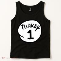 Turkey 1 2 3 Funny Thanksgiving Matching Tank Top thumb 2