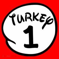 Turkey 1 2 3 Funny Thanksgiving Matching Santa Hat thumb 1