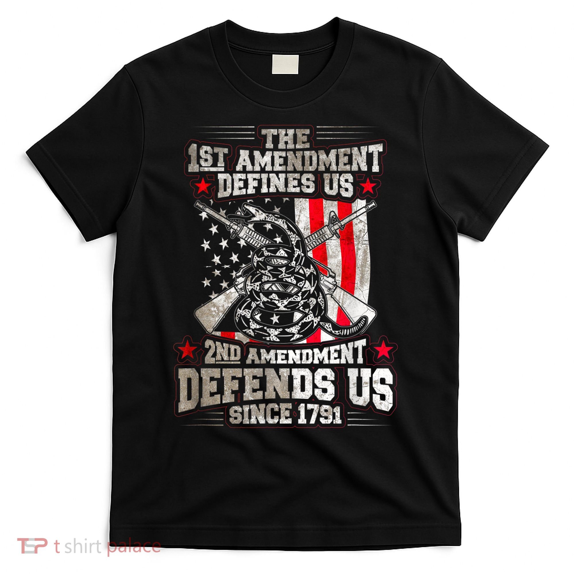 The 1st Amendment Defines Us! 2nd Amendment Defend Us! T-Shirt