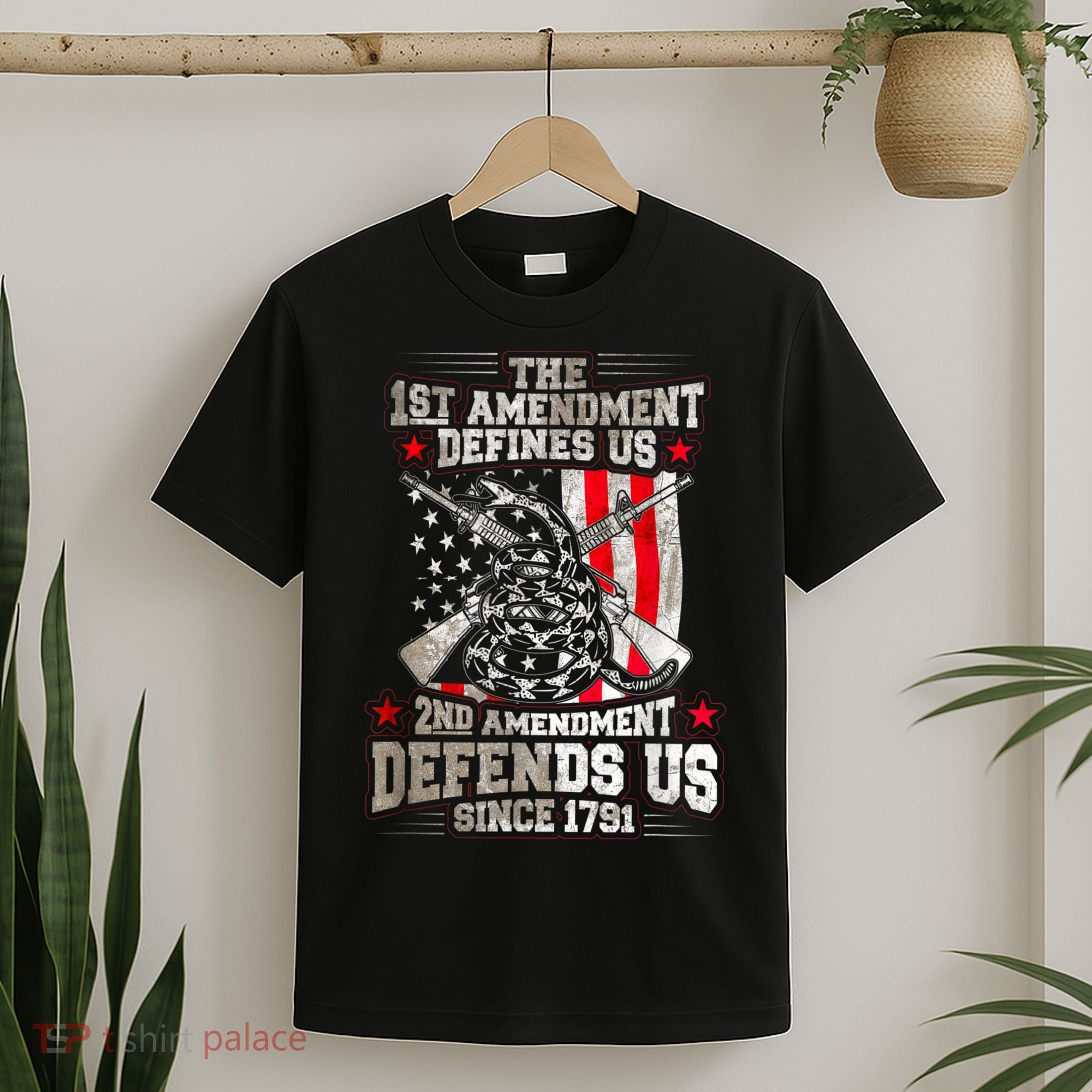 The 1st Amendment Defines Us! 2nd Amendment Defend Us! T-Shirt