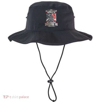 The 1st Amendment Defines Us! 2nd Amendment Defend Us! Bucket Hat