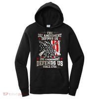 The 1st Amendment Defines Us! 2nd Amendment Defend Us! Women's Hoodie thumb 0