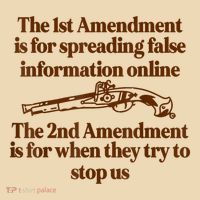The 1st Amendment Is For Spreading False Information Online Tote Bag thumb 4