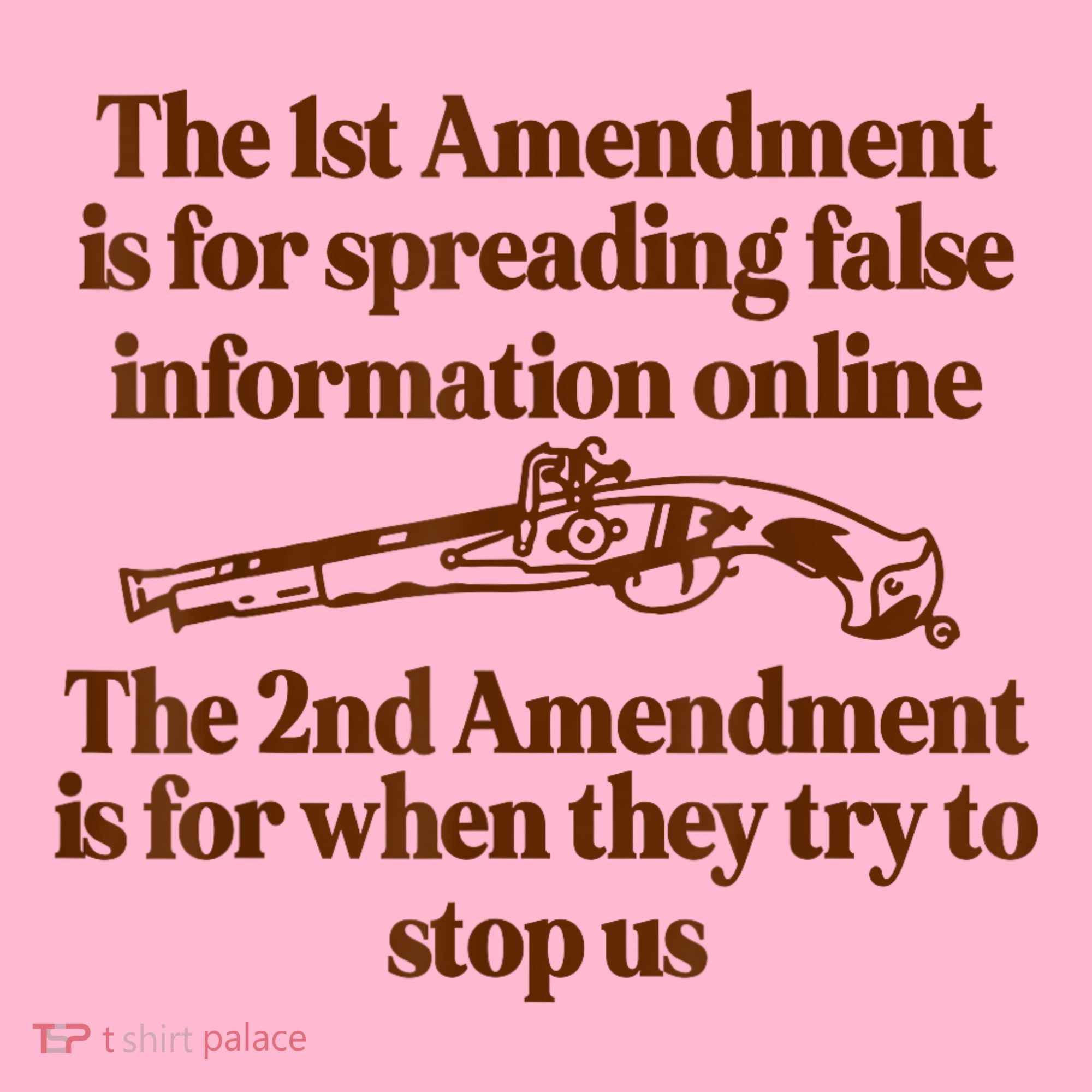 The 1st Amendment Is For Spreading False Information Online Coaster