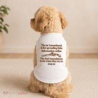 The 1st Amendment Is For Spreading False Information Online Doggie Tank thumb 2