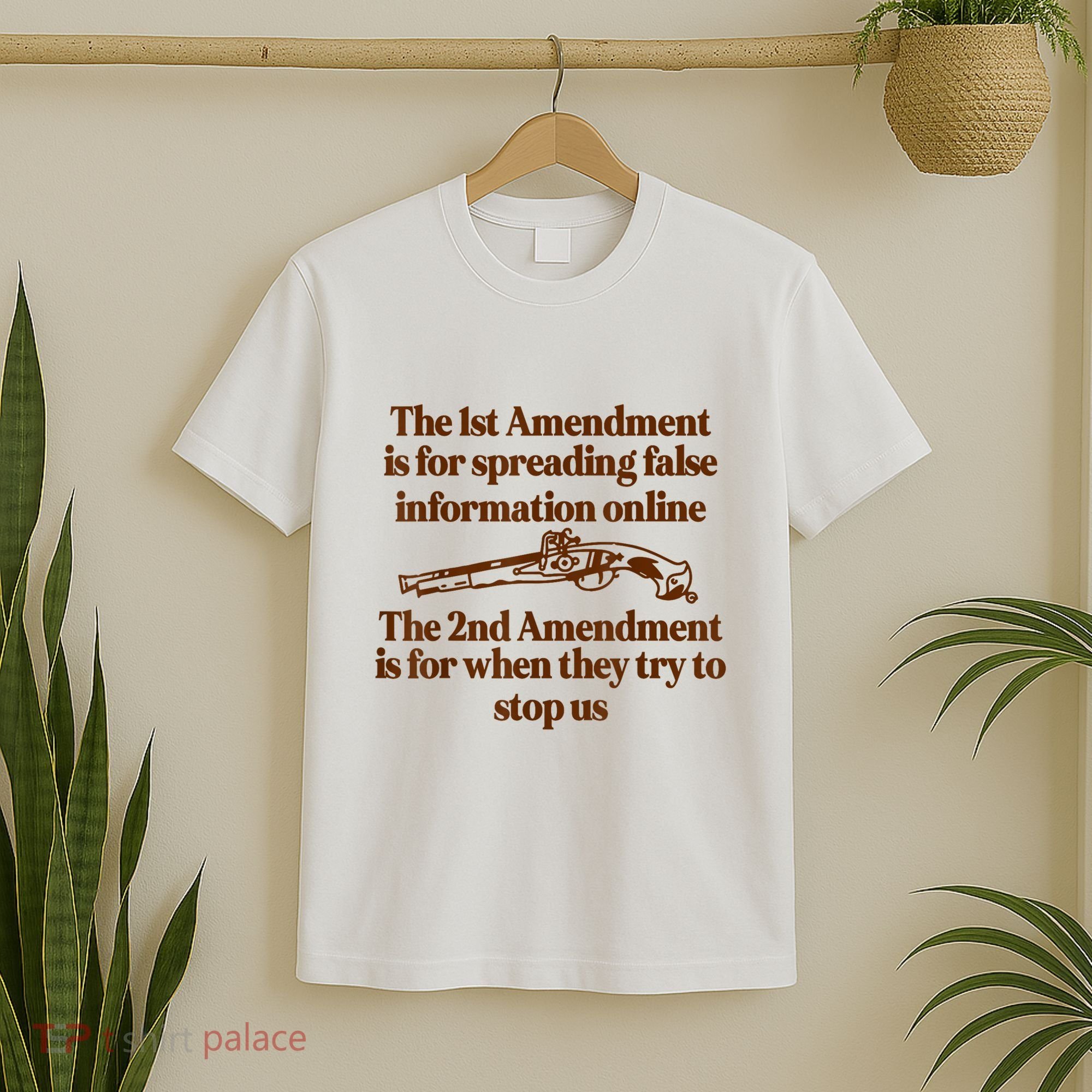 The 1st Amendment Is For Spreading False Information Online T-Shirt