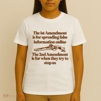 The 1st Amendment Is For Spreading False Information Online T-Shirt thumb 4