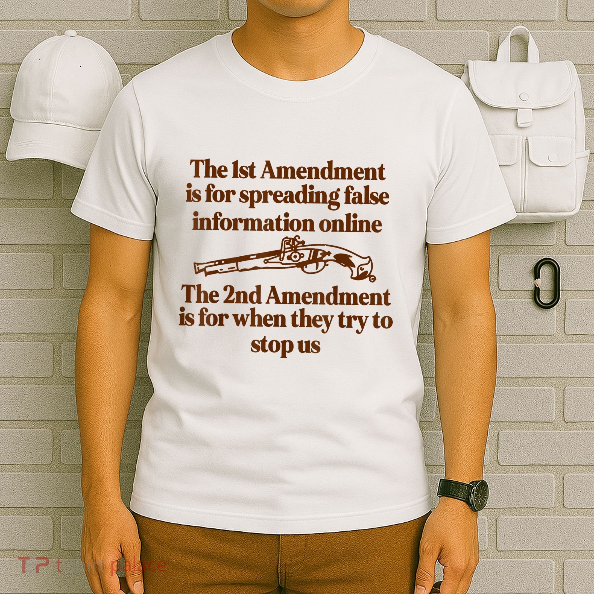 The 1st Amendment Is For Spreading False Information Online T-Shirt