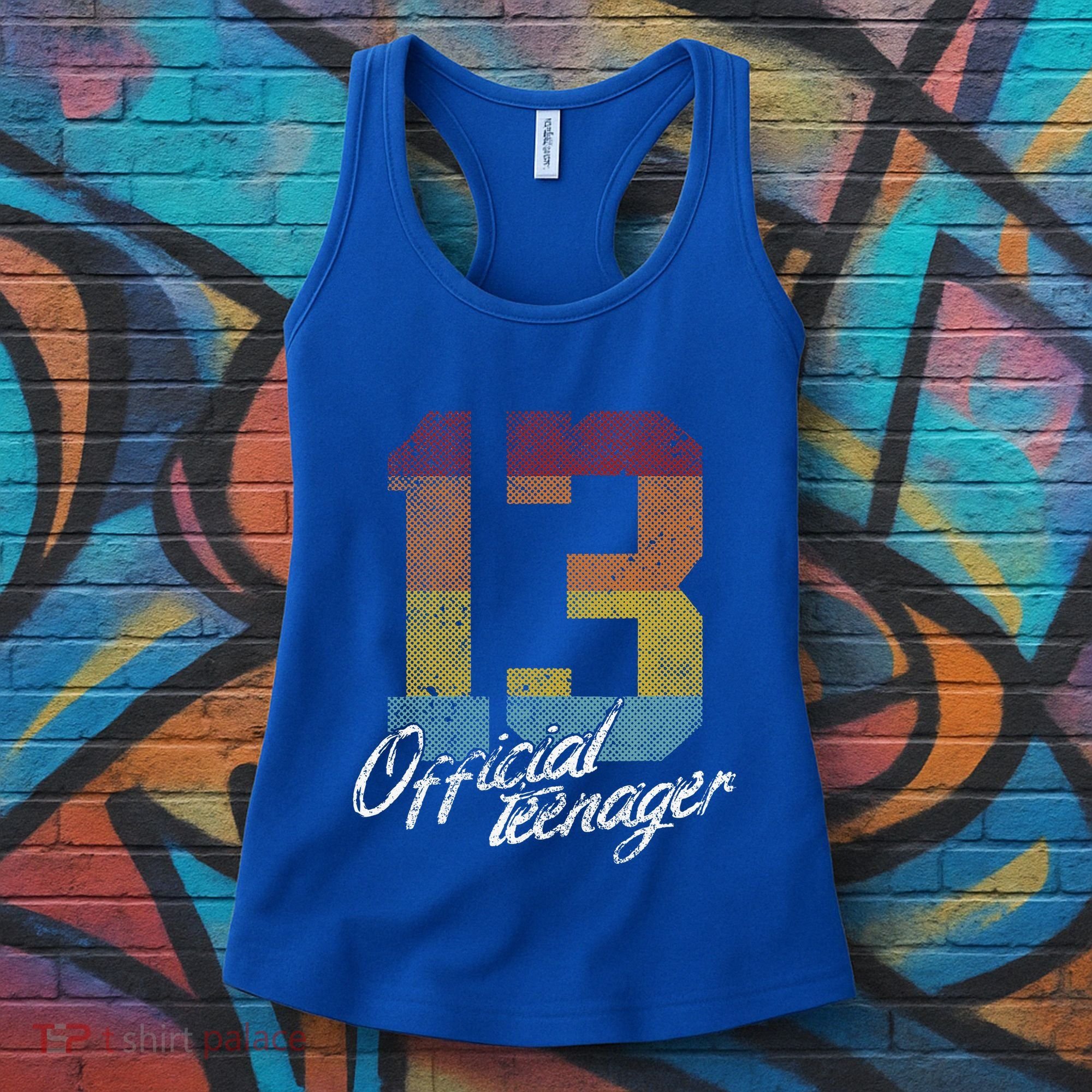 Teenager 13th Birthday 13 Year Old Gifts Women's Tank Top